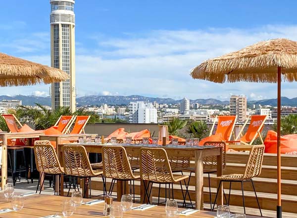 Rooftop bar Rooftop Massilia Beach in Marseille