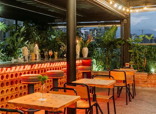 Rooftop bar Mosquito Rooftop in Medellín