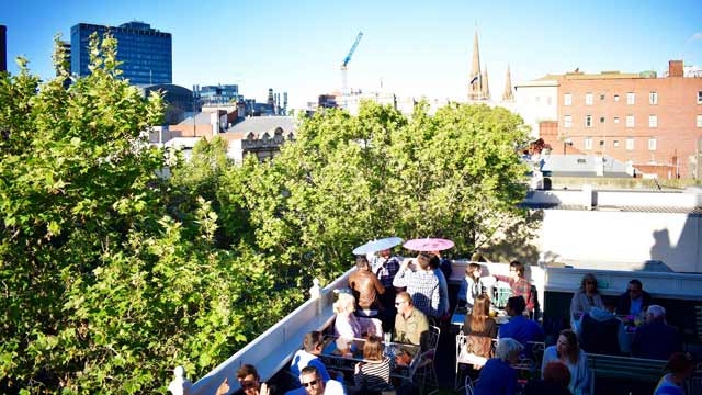 Rooftop bar Madame Brussels in Melbourne
