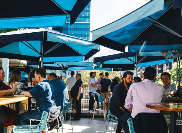 Rooftop bar Good Heavens in Melbourne