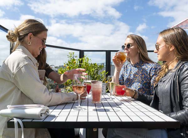 Rooftop bar Harlow in Melbourne