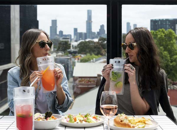Rooftop bar Harlow in Melbourne