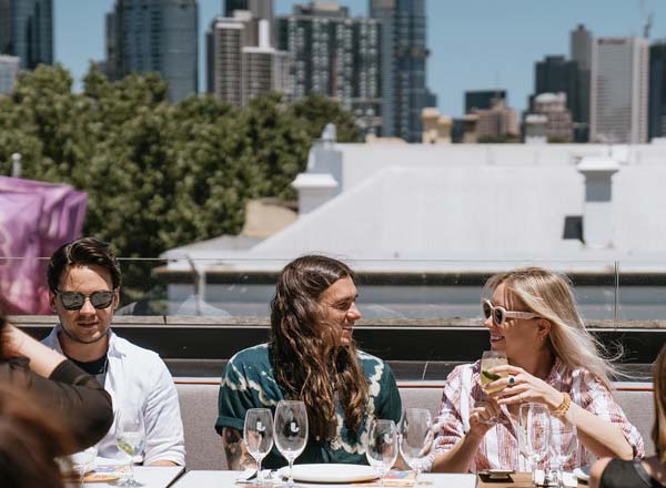 Rooftop bar Johnny's Green Room in Melbourne