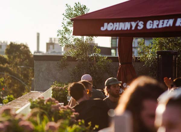 Rooftop bar Johnny's Green Room in Melbourne