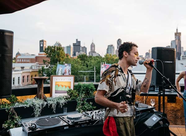 Rooftop bar Johnny's Green Room in Melbourne
