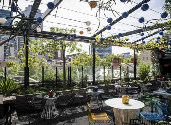 Rooftop bar Loop Roof in Melbourne