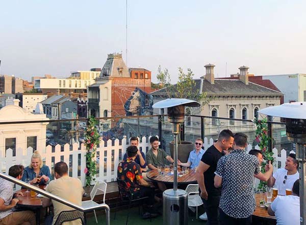 Rooftop bar Rooftop at The Provincial Hotel in Melbourne