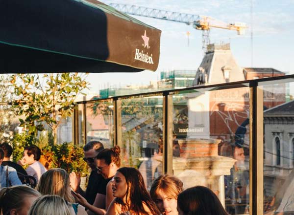 Rooftop bar Rooftop at The Provincial Hotel in Melbourne