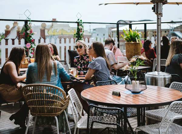 Rooftop bar Rooftop at The Provincial Hotel in Melbourne