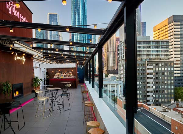 Rooftop bar The Stolen Gem in Melbourne