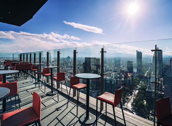 Rooftop bar Cityzen in Mexico City