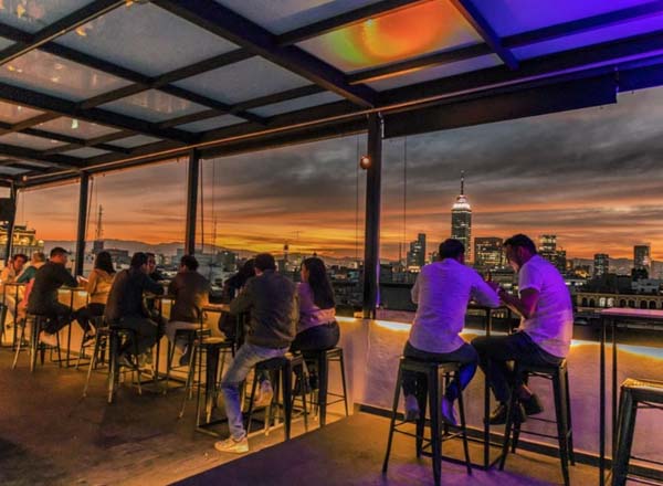 Rooftop bar Terraza Catedral in Mexico City
