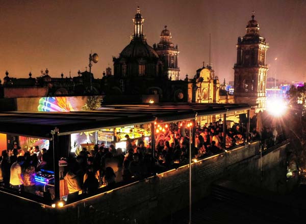Rooftop bar Terraza Catedral in Mexico City