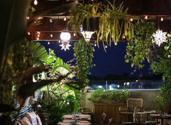 Rooftop bar Vista Restaurant in Miami