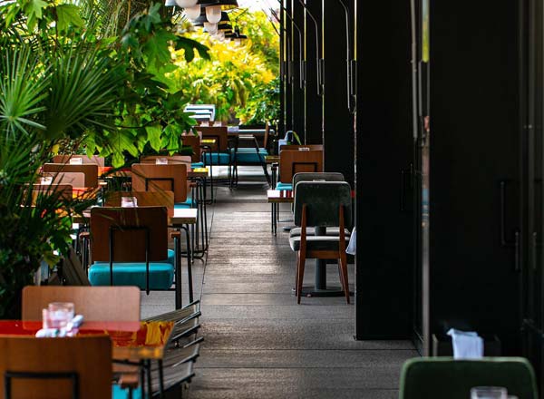 Rooftop bar Ceresio 7 in Milan