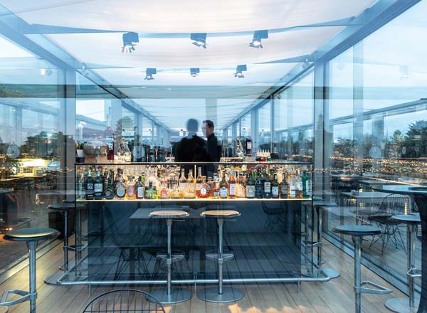 Rooftop bar Terrazza Triennale in Milan
