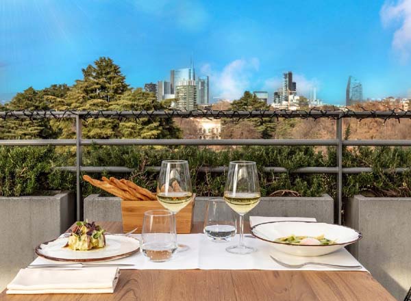Rooftop bar Terrazza Triennale in Milan