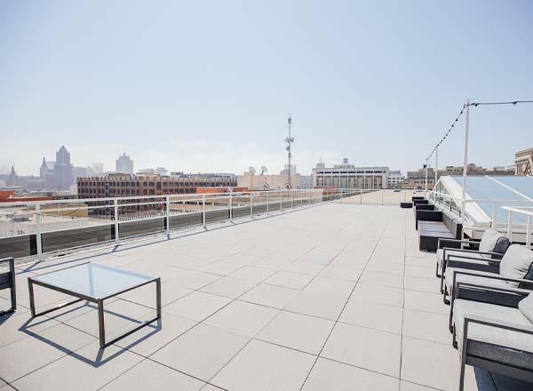 Rooftop bar Pilot Project in Milwaukee