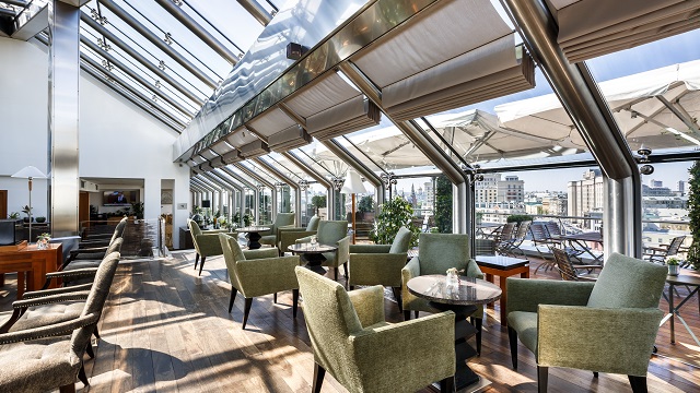 Rooftop bar Conservatory Lounge & Bar Terrace in Moscow