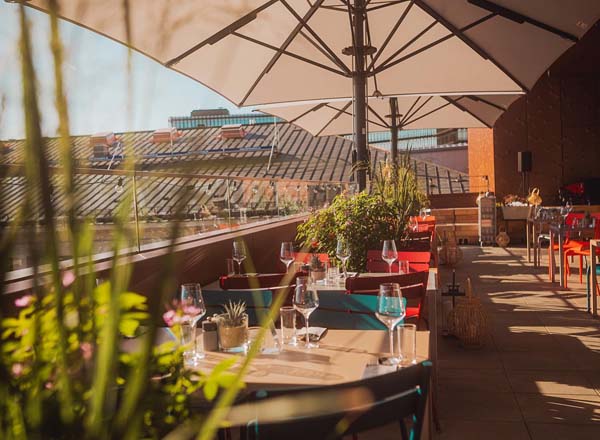Rooftop bar Frau im Mond Rooftop in Munich