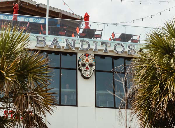 Rooftop bar Banditos Cantina in Myrtle Beach