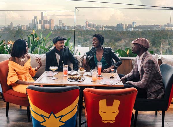 Rooftop bar Nairobi Hero Restaurant in Nairobi