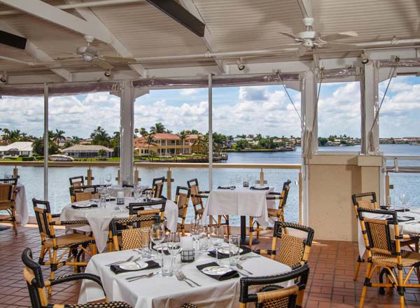 Rooftop bar Bayside Seafood Grill & Bar in Naples, FL