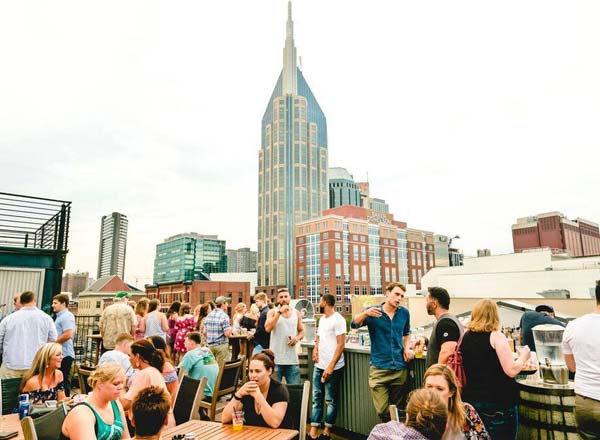 Rooftop bar Acme Feed & Seed in Nashville