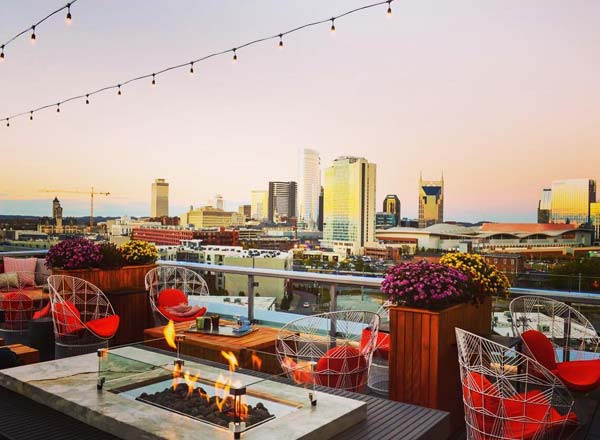 Rooftop bar UP, a rooftop lounge in Nashville