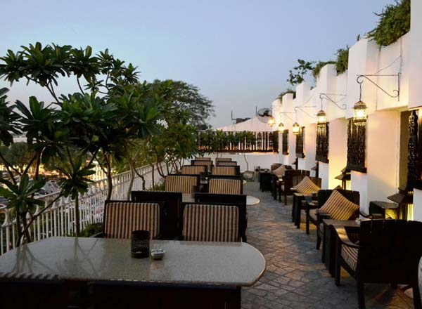 Rooftop bar QBA, Connaught Place in New Delhi