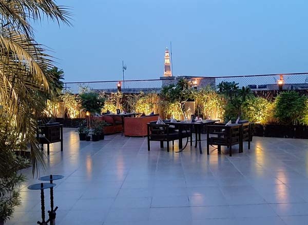 Rooftop bar Thai High in New Delhi