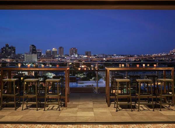 Rooftop bar Hot Tin in New Orleans