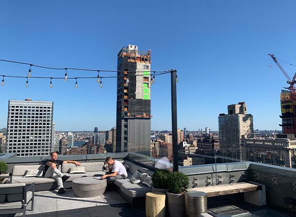 Rooftop bar A.R.T. NoMad (Arlo Roof Top) in NYC