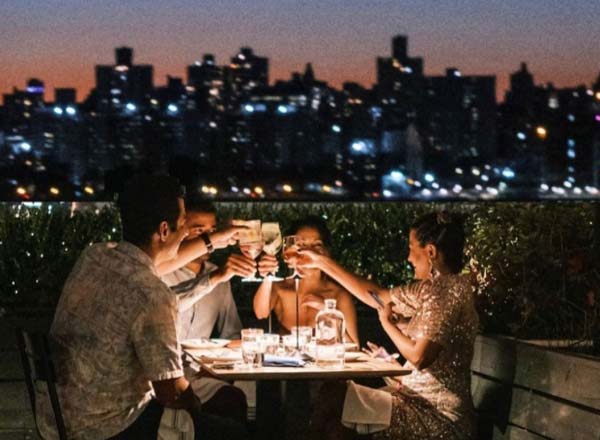Rooftop bar Bar Blondeau at Wythe Hotel in NYC