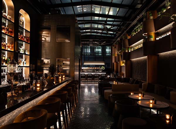 Rooftop bar BarChef New York in NYC