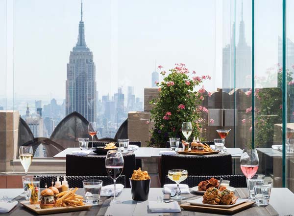 Rooftop bar Bar SixtyFive at Rainbow Room in NYC