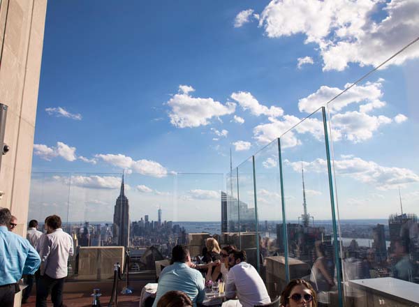 Rooftop bar Bar SixtyFive at Rainbow Room in NYC