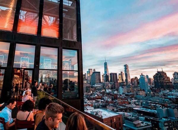 Bar en la azotea CloudM Rooftop Bar en Nueva York
