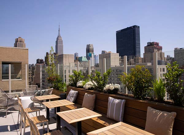 Rooftop bar Nearly Ninth in NYC