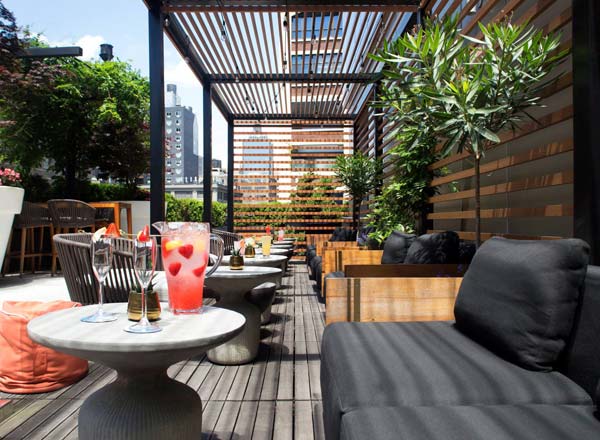 Rooftop bar Terrace on 7 in NYC