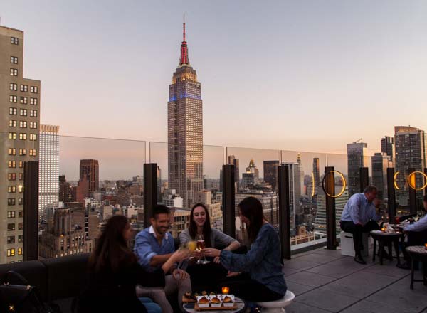 Rooftop bar The Skylark NYC in NYC