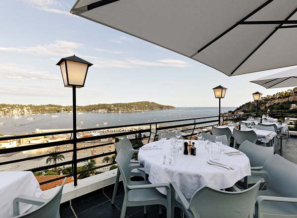 Rooftop bar Le Restaurant & Le Bar at Hôtel le Versailles in Nice