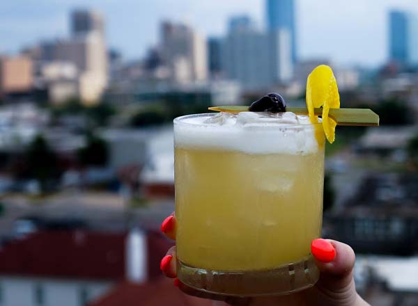 Rooftop bar O Bar in Oklahoma City