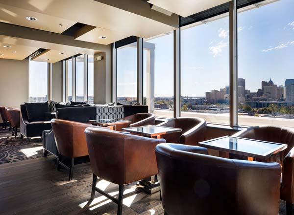 Rooftop bar O Bar in Oklahoma City