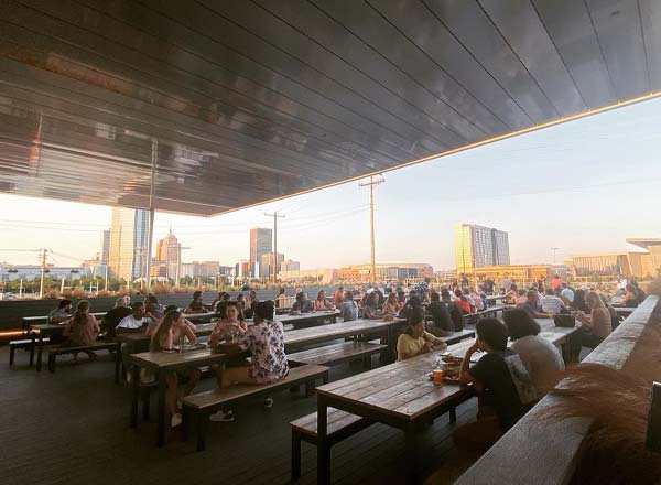 Rooftop bar Social Capital in Oklahoma City