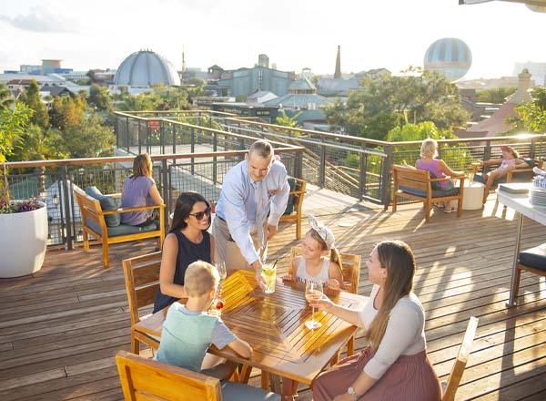 Rooftop bar Paddlefish in Orlando