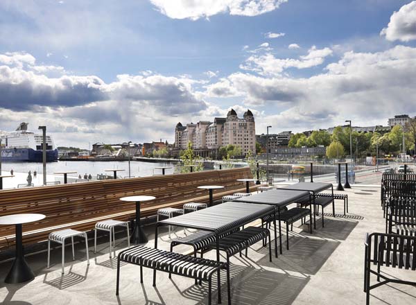 Rooftop bar Centropa in Oslo