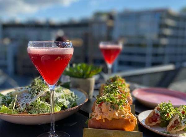 Rooftop bar Rooftop at BAR Vulkan in Oslo