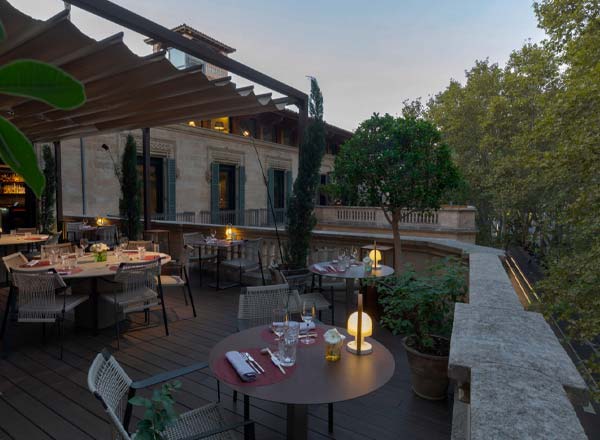 Rooftop bar Hotel Can Alomar in Palma