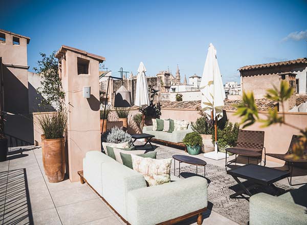 Rooftop bar Terracotta at Hotel Antigua Palma in Palma